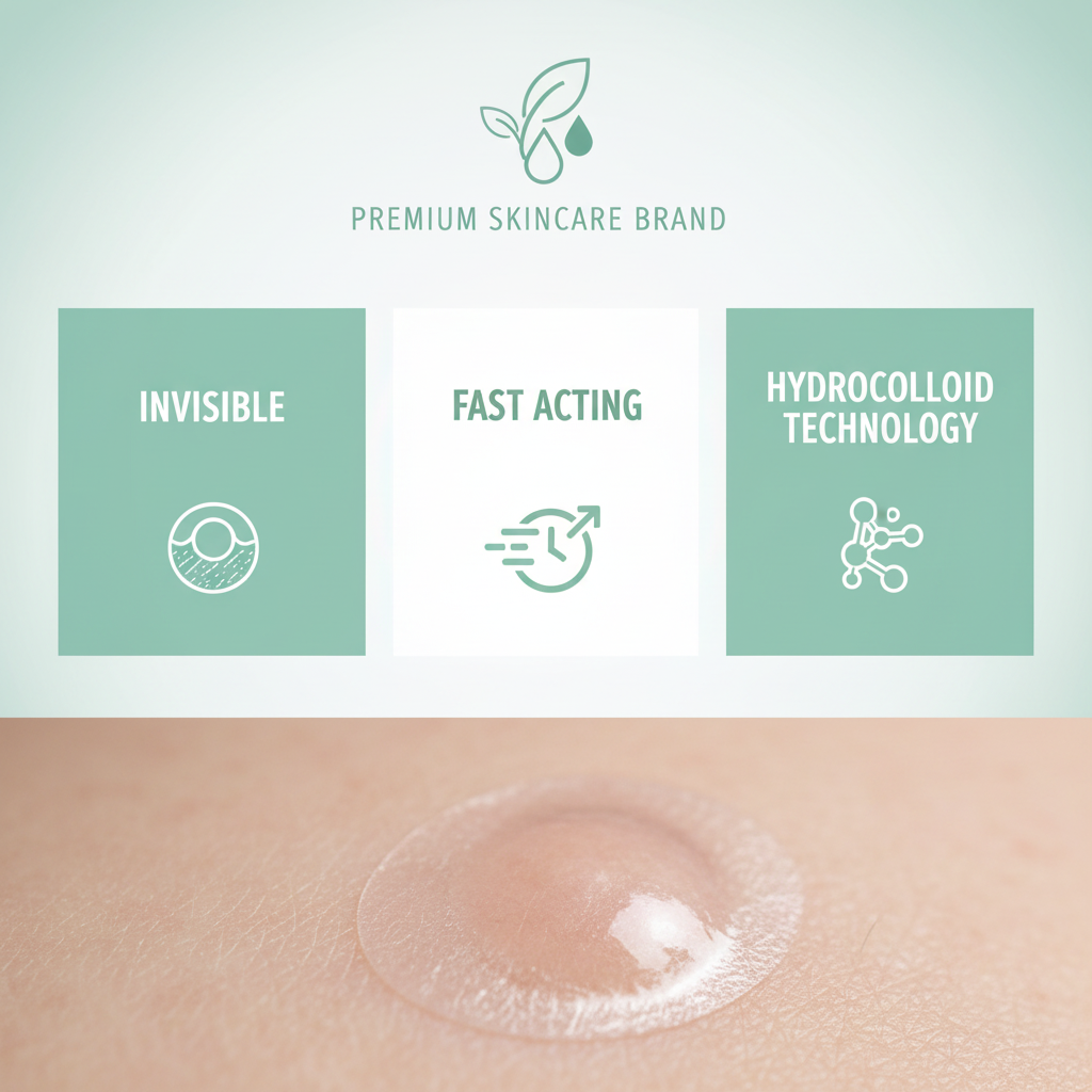 Invisible Acne pimple patches -Removes pimples fast